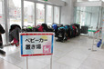 各会場の入り口にはベビーカー置き場が。