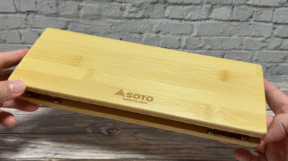 組み立て1秒、収納2秒。あの「SOTOの名作」竹の天板を使った限定品も