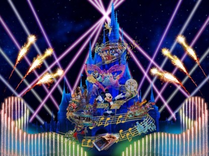 超希少　昭和レトロ　ディズニーランドのアドベンチャーランド　ビューマスター　新品 TDL】ミッキー×キャッスルプロジェクション新作ナイトショーの
