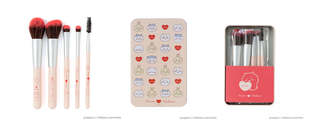 「Lovisiaメイクブラシセット」各1,870円（税込）サイズ：W103×H187×D23mm（外装サイズ）