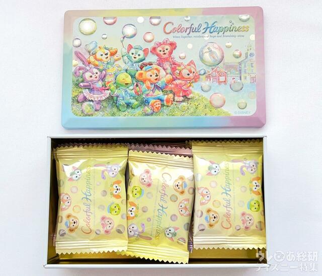 「ダッフィー＆フレンズ20周年：カラフルハピネス」チョコレート