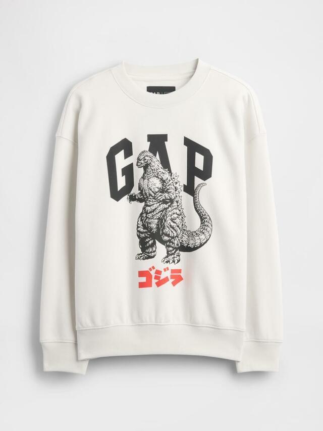 【Men’s】ゴジラ ヴィンテージソフト グラフィック GAPロゴ スウェットシャツ:7,990円 (税込み)