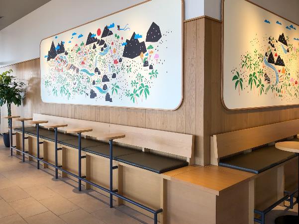 【スターバックス】店内は落ち着いた雰囲気なので、リラックスしながらモーニングが楽しめます