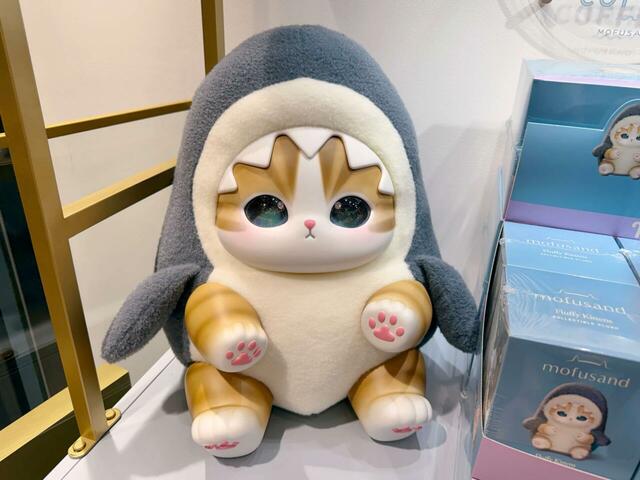 【mofusand TOKYO】おめめがキラキラ輝くサメにゃん。かわいすぎる〜!