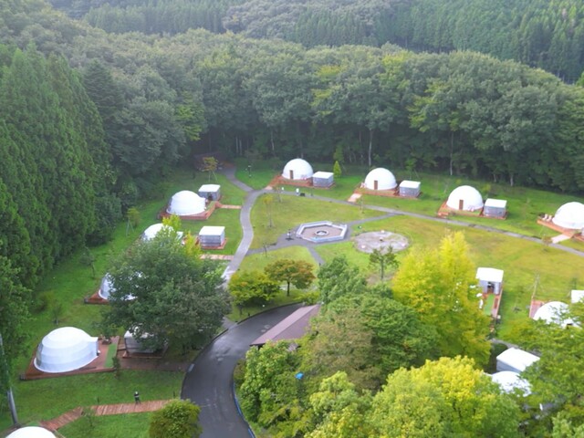 【ブリリアントヴィレッジ日光】ドローン撮影サービスプランでは滞在の様子を撮影して60秒ほどの動画にしてくれる（税込5,000円）