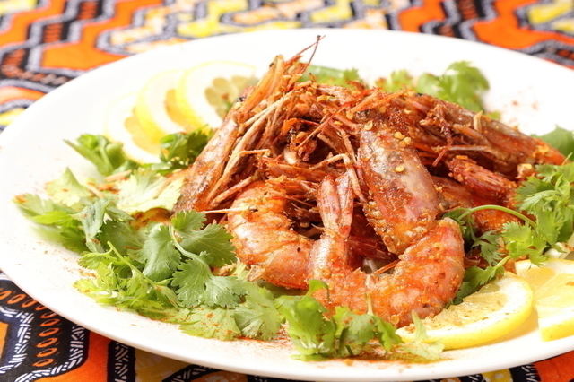 パクチー香る スパイシーシュリンプ 850円