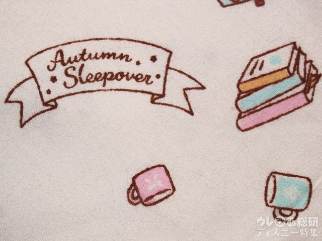 「オータムスリープオーバー」パジャマのデザイン