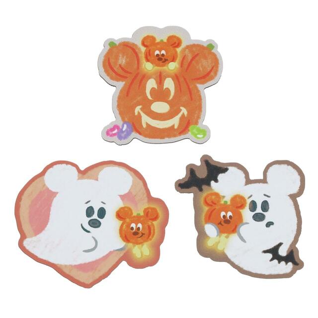デコレーションマグネットセット 2,400円|「こわがりおばけちゃん」と「かぼランタン」が描かれたグッズ|東京ディズニーリゾート「ディズニー・ハロウィーン」|販売店舗:東京ディズニーランド「ディズニー&カンパニー」、東京ディズニーシー「エンポーリオ」|発売日:2026年9月15日(火)