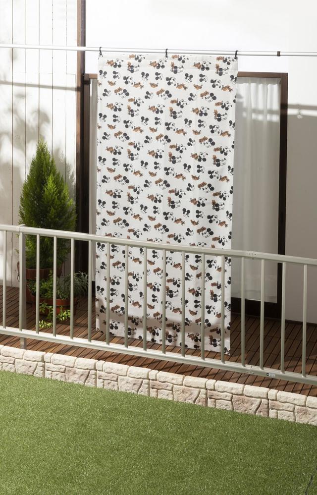 【2021春夏】日よけ ＜ミッキーマウス＞ ベージュ