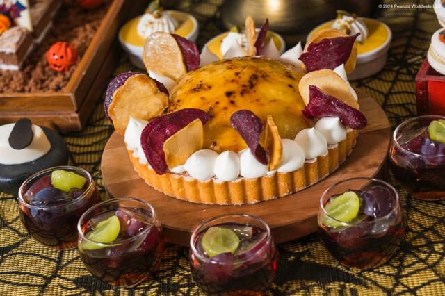 「SNOOPY's Spoooooky Halloween Party」＜期間：2024年9月21日〜11月4日＞【スヌーピーとハロウィンパーティー♪PEANUTSコラボの“秋のスイーツビュッフェ”開催！】