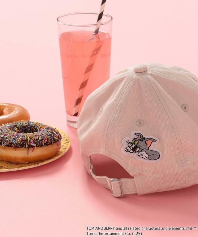 【GLOBAL WORK KIDS×トムとジェリー】TOM and JERRY / CAP 後ろにキャラクターのワッペンが付いたかわいいデザイン♪