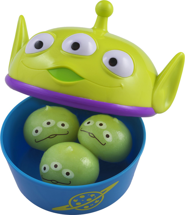 リトルグリーンまん、スーベニアケース付き パン・ギャラクティック・ピザ・ポート