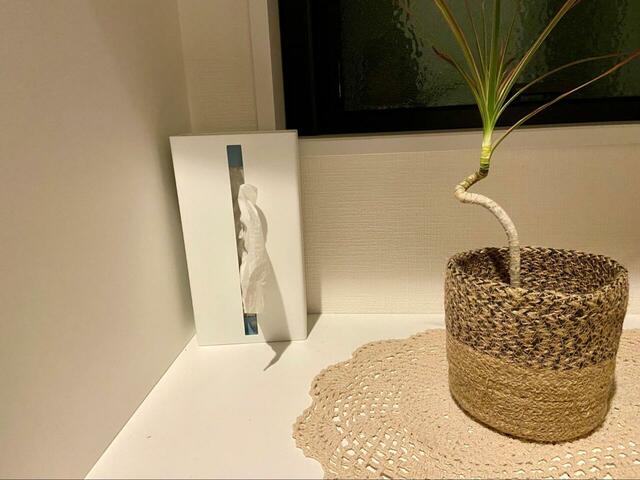 【山崎実業 tower　縦型ティッシュスタンド】生活感が出やすい場所でも、すっきり見せられるのがうれしいです◎