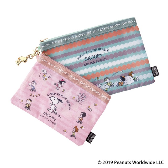 チャーム付きフラットポーチセット　2,000円（税別）