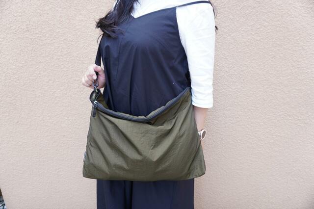 斜め掛けしたところ