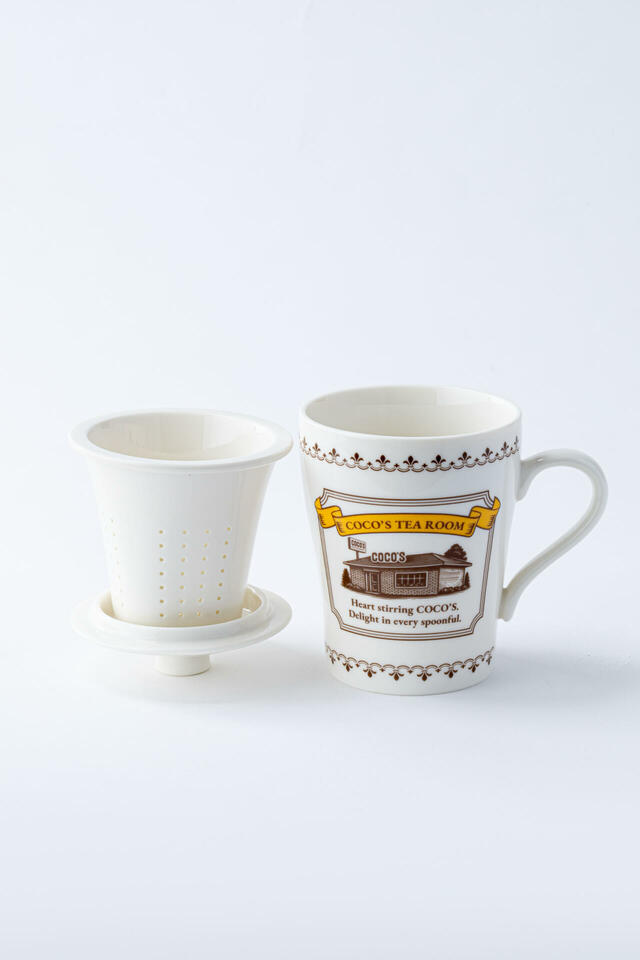 飲むときは蓋を裏返して茶こしを置ける。【ココス 冬の福袋 2026】