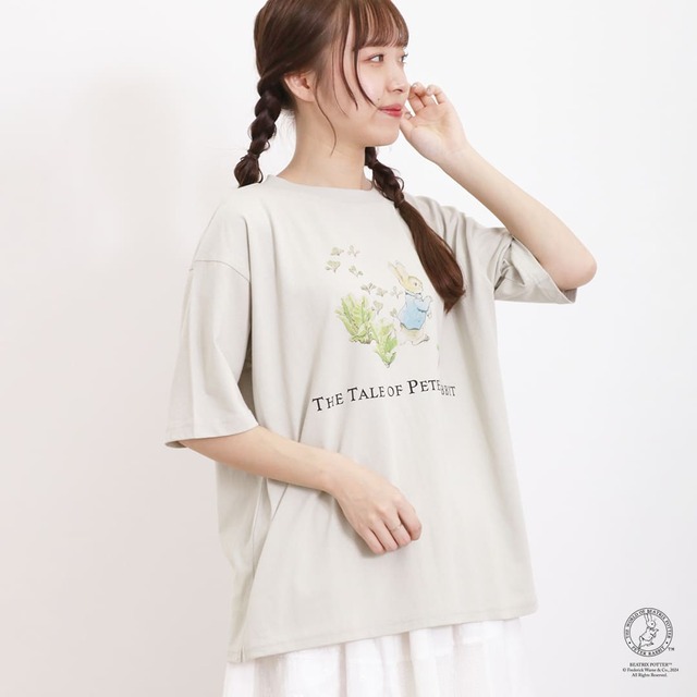 【PETER RABBIT™×SamansaMos2】ピーターTシャツ　￥3,850