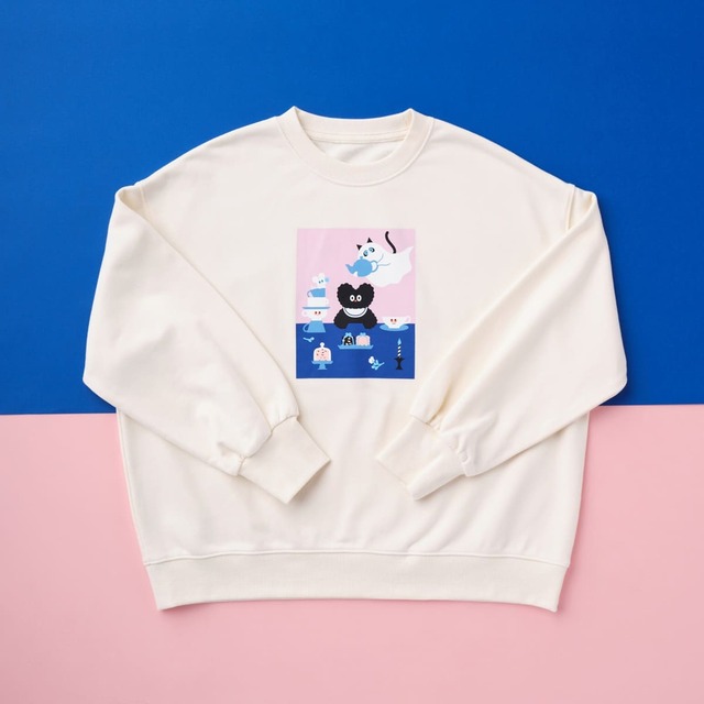 【Afternoon Tea×umao】プリントスウェット ¥6,930　