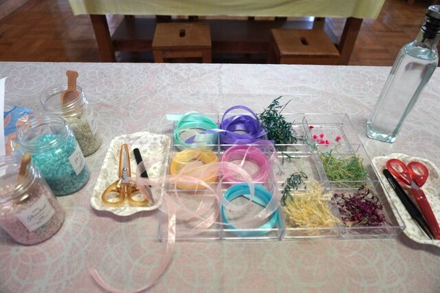 【TACO GLAMP THE MEXICO】ワークショップのハーバリウム体験