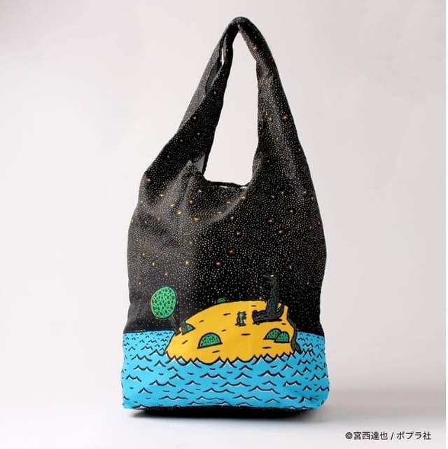 【名作絵本のクッキー缶セレクション by Cake.jp】『おまえうまそうだな』エコバッグ／名シーンがエコバッグに描かれています