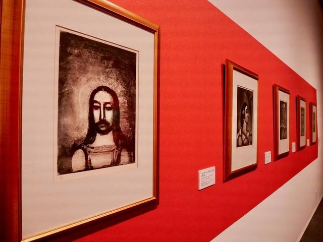 ジョルジュ・ルオー《『「悪の華」のために版刻された14図』Ⅲ-キリスト》1927年刷　　SOMPO美術館