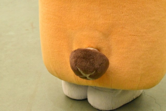 お尻がしいたけ