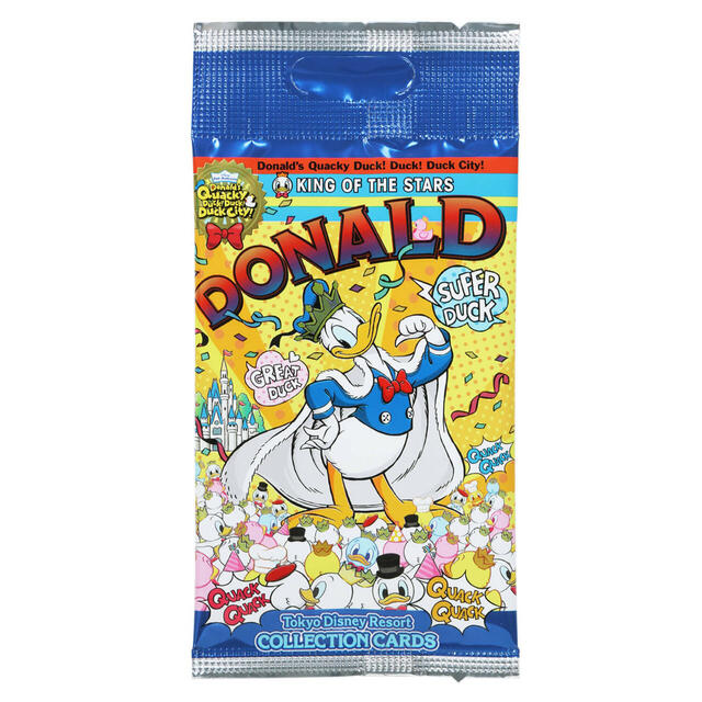 コレクションカード 600円｜ディズニー・パルパルーザ「ドナルドのクワッキー・ダック！ダック！ダックシティ！」スペシャルグッズ｜販売店舗：東京ディズニーランド「ディズニー＆カンパニー」｜発売日：2025年4月7日（月）