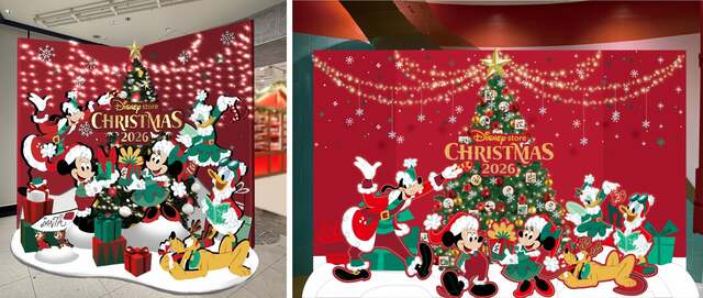ディズニーフラッグシップ東京、東京ディズニーリゾート店 装飾イメージ © Disney