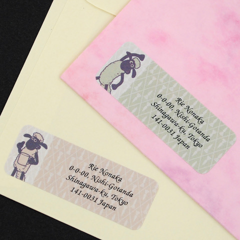 【ひつじのショーン】クラシカルタイプシール：1シート 1,100 円(税込) ※36枚／2シート 1,650円（税込）※72枚