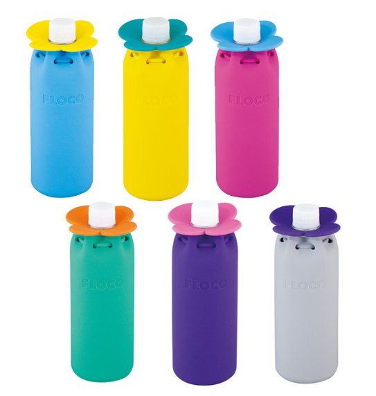 FLOCO シリコンボトルカバー 各1,200円