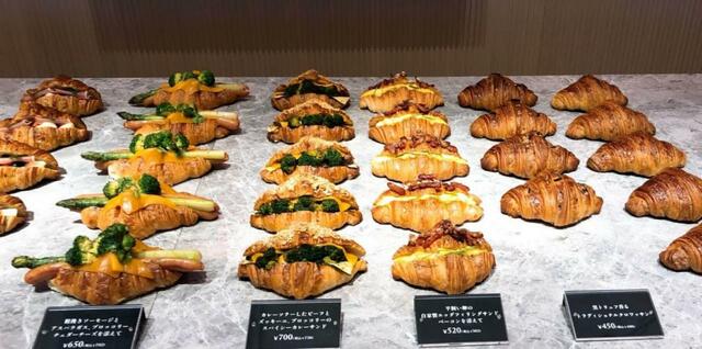 ミール系（お食事系）のクロワッサンの種類も充実。