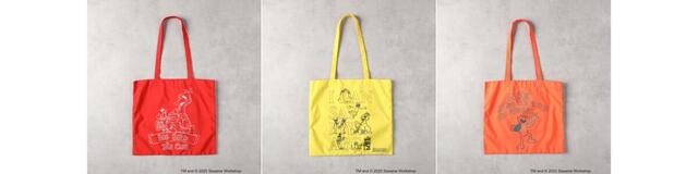 「SESAME STREET」プリントトートバッグカラー：レッド・イエロー・オレンジサイズ：ONE SIZE価格：¥2,990(税込)