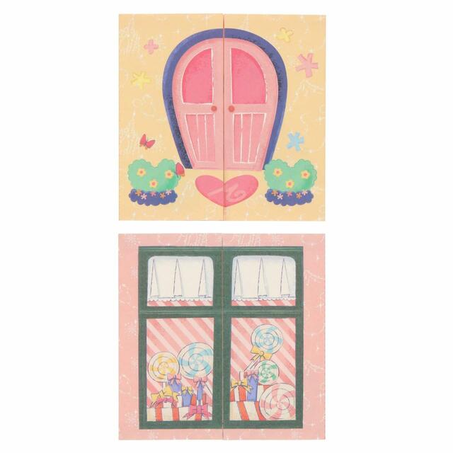 メモ 500円｜東京ディズニーリゾート内の窓やドアがデザインされたグッズ｜販売店舗：東京ディズニーランド「ホームストア」、東京ディズニーシー「エンポーリオ」｜発売日：2023年10月12日（木）