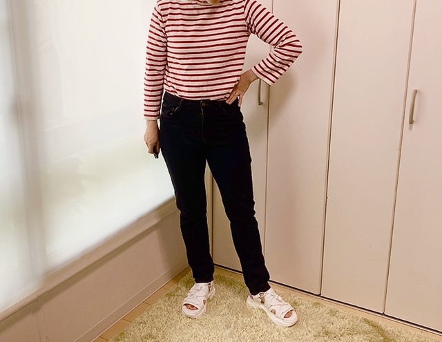 【ワークマン スポーツサンダルII】パンツスタイルにも