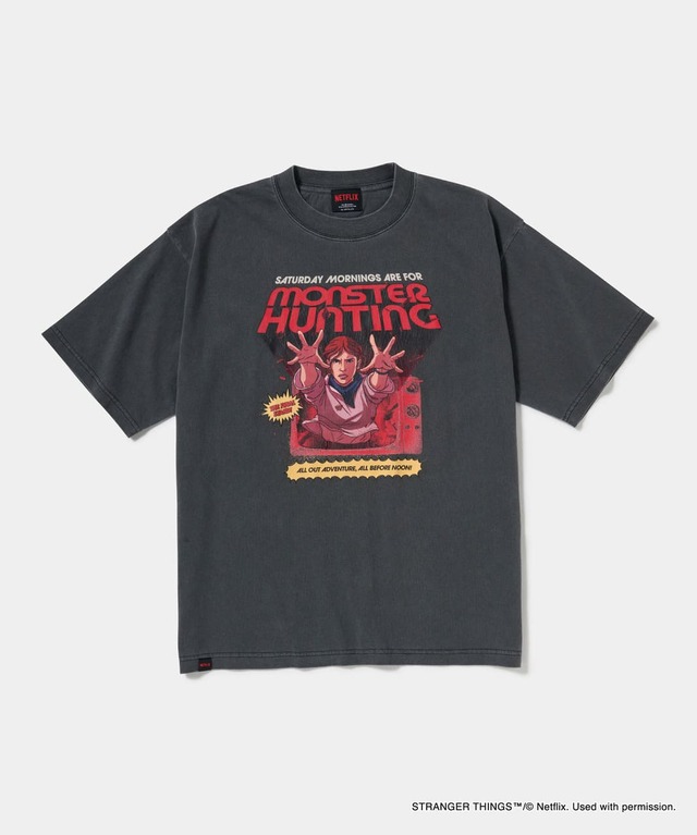 【Netflix POP-UP STORE 2026GW】『ストレンジャー・シングス 未知の世界』MONSTER HUNTING Tee ELEVEN／Size M-XL／Price￥7,700