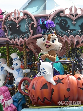 TDL「スプーキー “Boo!” パレード」全15キャラクター 停止位置＆鑑賞