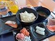 【カフェトスカ モーニングブッフェ】ほっと落ち着く和の朝ごはん♪ 鮭にしらす、明太子まで揃う満足感！