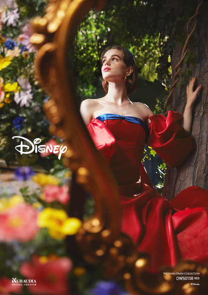 ディズニー結婚式】細見えもかなう♪オトナ可愛い「白雪姫」デザインの