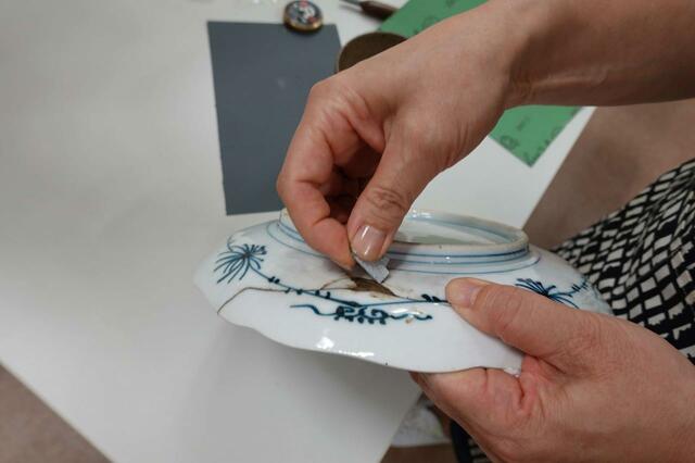 続いて紙やすりできれいに整える