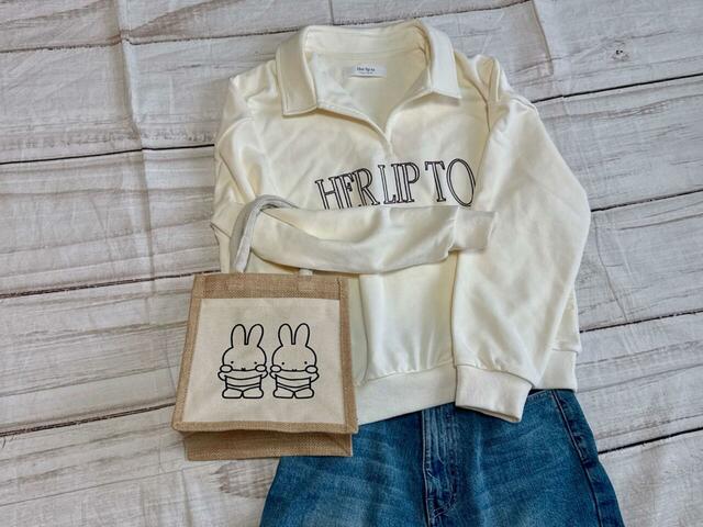 カジュアルコーデに合わせてみました♪