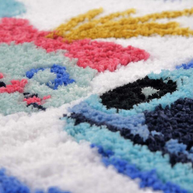 スティッチ＆スクランプ バスマット Disney Stitch＆Scramp OHANA LIFE 3,080円