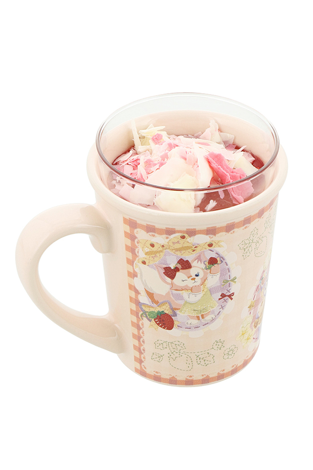 「ダッフィー＆フレンズのハートフェルト・ストロベリーギフト」ストロベリーゼリー＆練乳ムース、スーベニアカップ付き