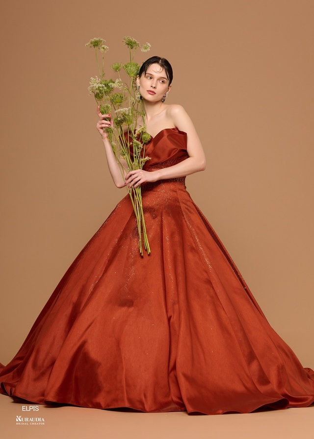 「Irida maison（イリーダメゾン）」新作ウェディングドレス　IM-0040_Terracotta