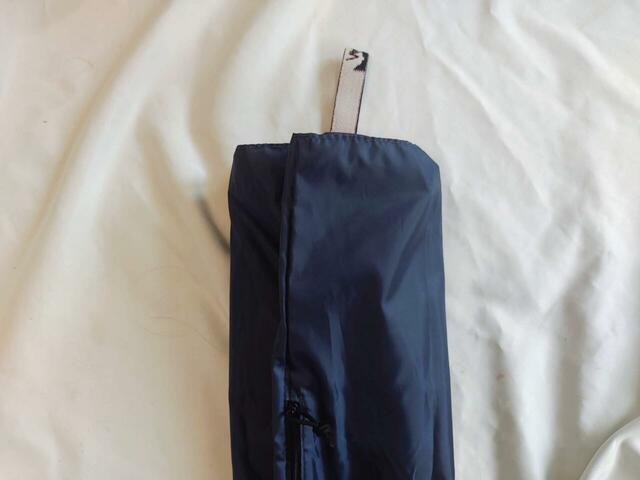 持ち手を中に入れて、両サイドを折りこむ