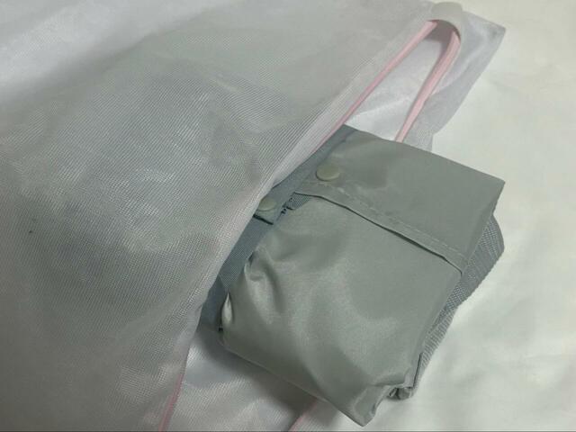 【tower 洗える持ち帰り寿司・ピザが入るかばん】汚れたら洗濯できるのもポイント！シワやヨレも見当たらず、洗濯後も元の状態をキープしていました