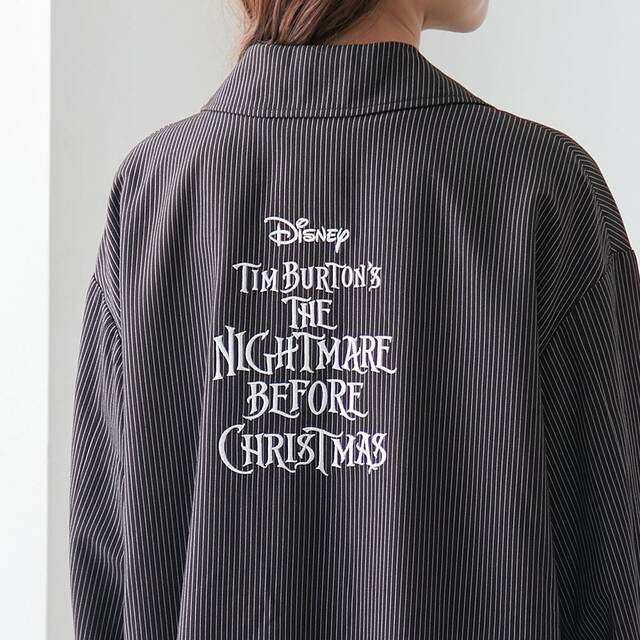 ストライプテーラードジャケット「ナイトメアー・ビフォア・クリスマス／ジャック」｜￥ 12,900 （税込）
