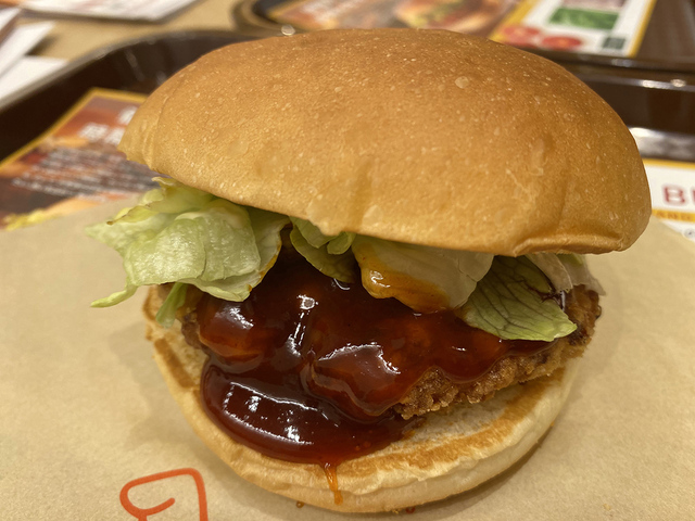 「TORIKI BURGER(トリキバーガー)」焼鳥バーガー 〜てりやき〜　単品390円