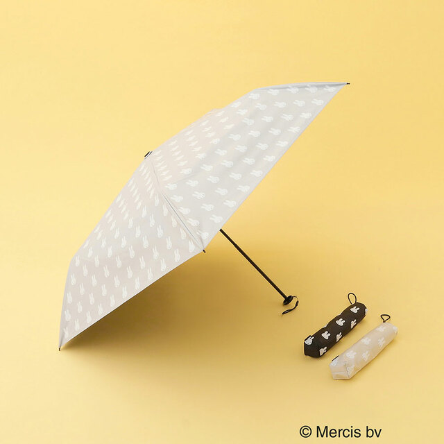 【OPAQUE.CLIP × miffyグッズ新作】総柄プリントデザイン晴雨兼用軽量折りたたみ傘:4,479円(税込)