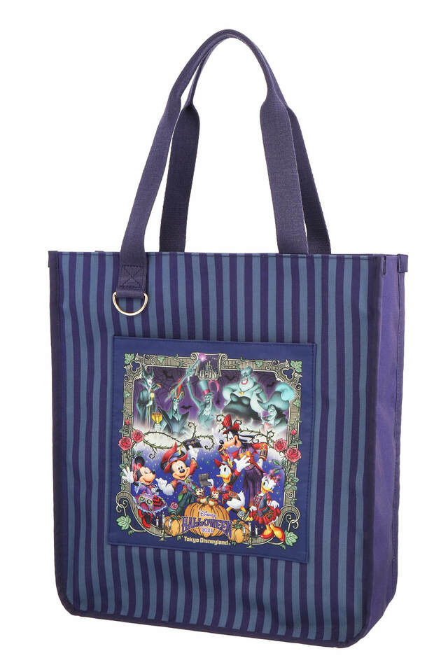 トートバッグ 4,900円｜東京ディズニーリゾート「ディズニー・ハロウィーン」スペシャルグッズ｜販売店舗：東京ディズニーランド「ディズニー＆カンパニー」｜発売日：2024年9月30日（月）