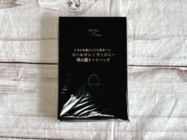付録は「コールマン／ミッキーマウス 両A面トートバッグ」